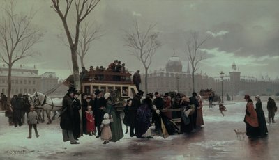 Paris Bus Accident by Alphonse Cornet